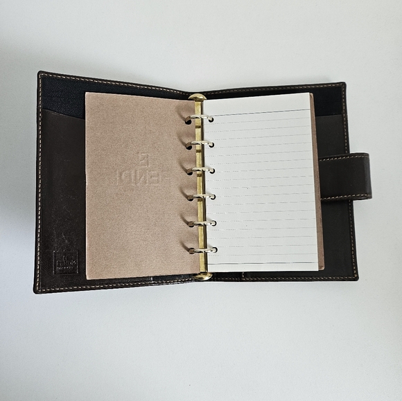 Fendi Brown Zucca Agenda Cover With Booklet - Picture 5 of 10